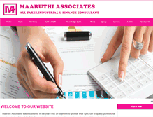 Tablet Screenshot of maaruthiassociates.com